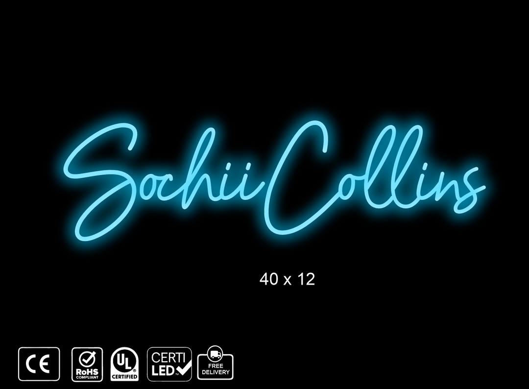 Custom Neon sign for Sommy