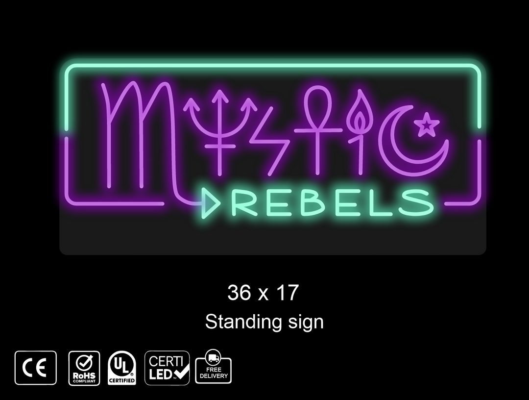 Custom Neon sign for Logan Cross