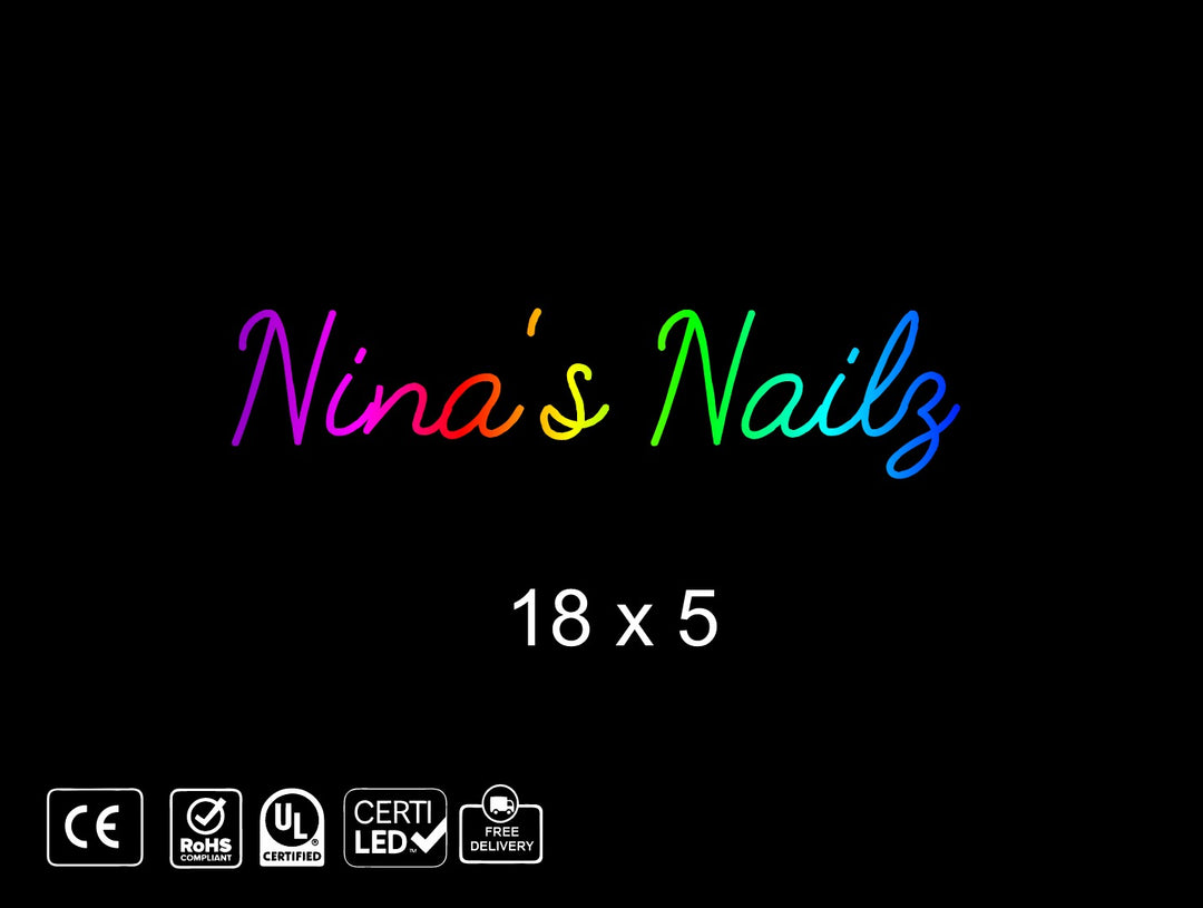 custom neon sign for Yac Nat