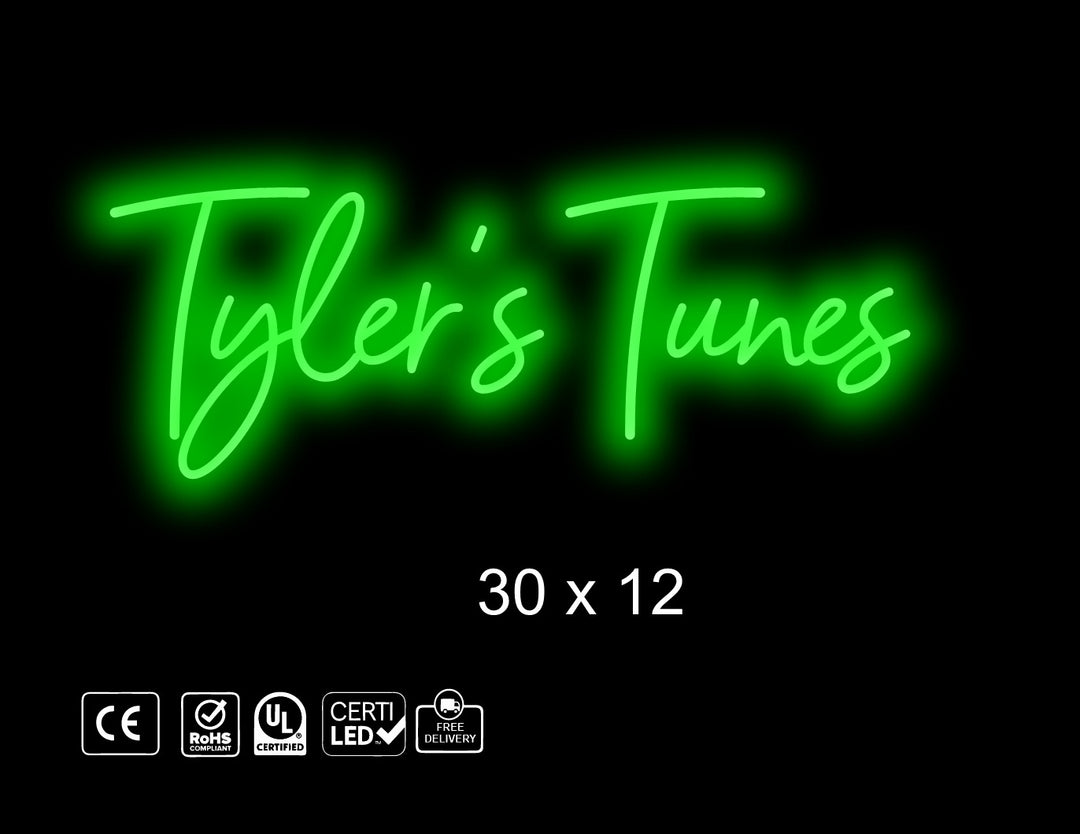 Custom neon sign for S. Norris