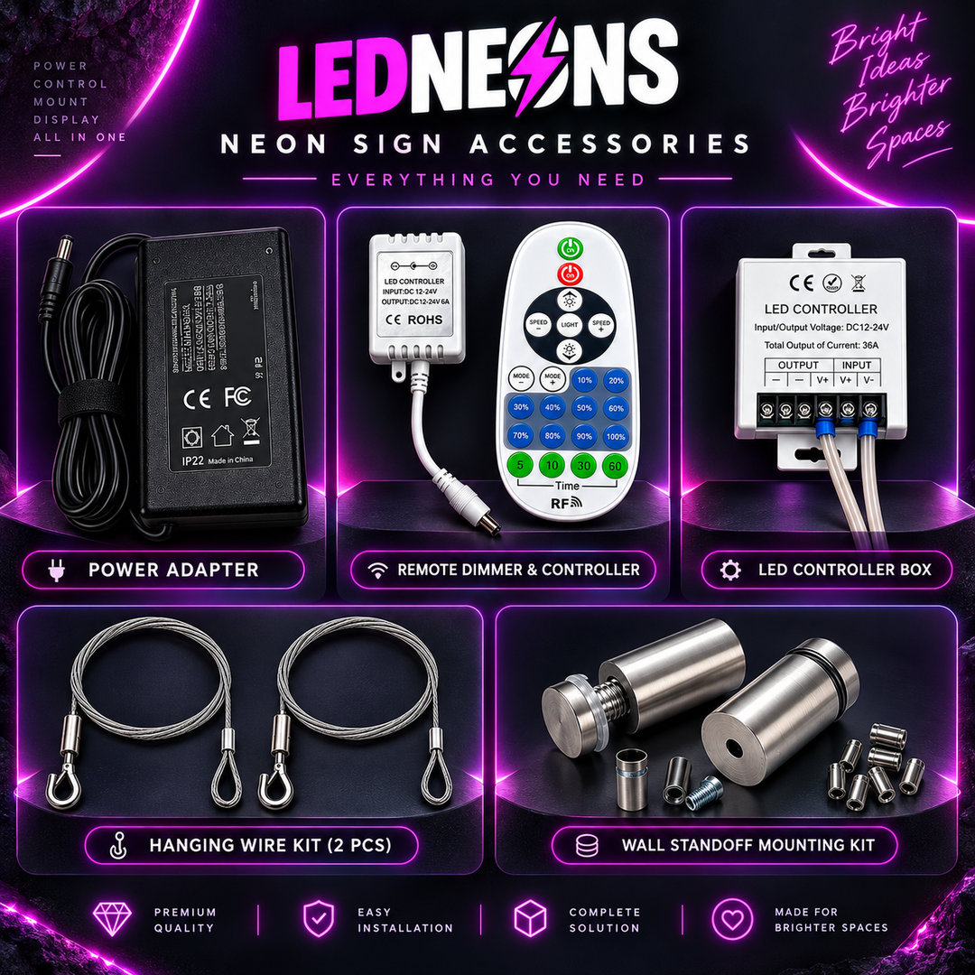 Small Neon Sign Accessories