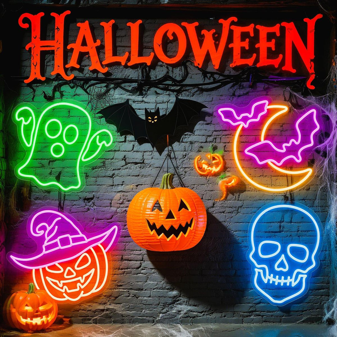 Neon Signs for Halloween 