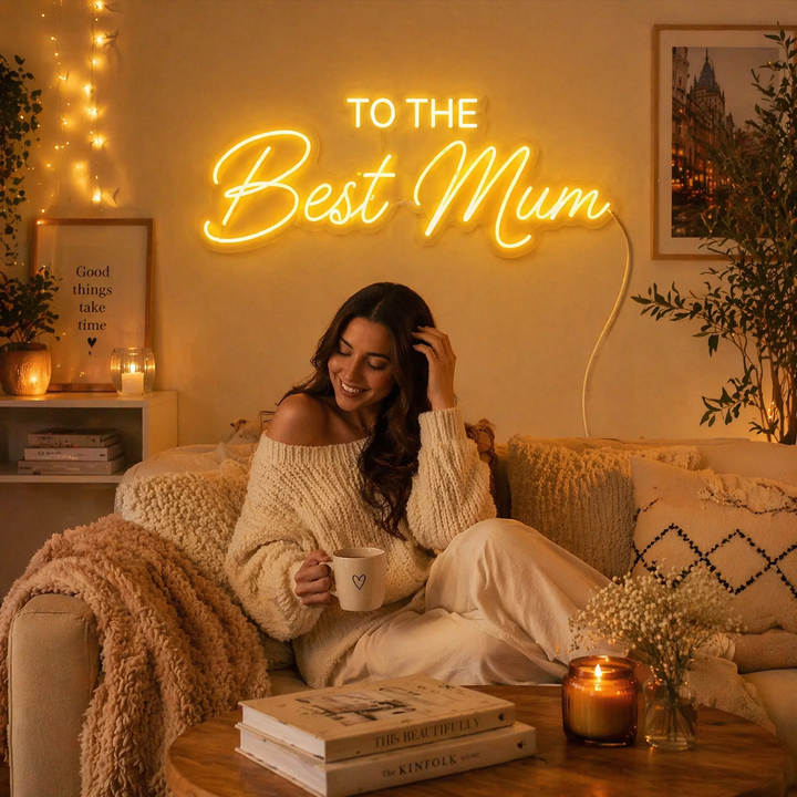 Best Mom LED Neon Sign