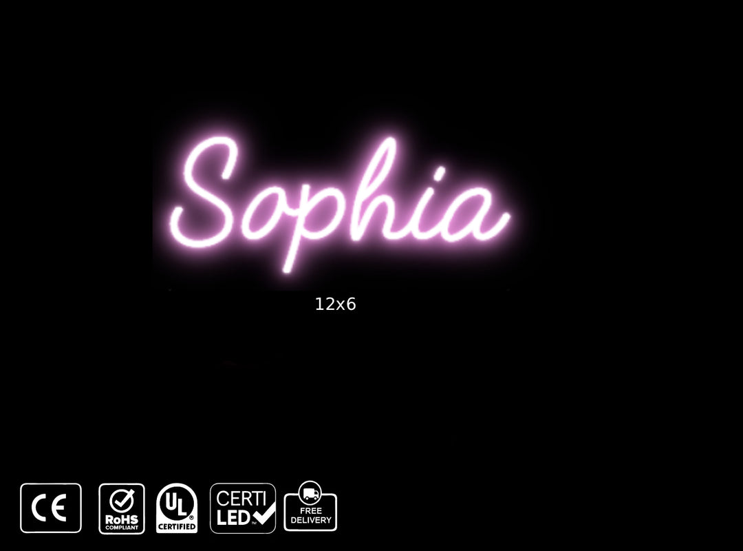 Custom neon sign for Morreira