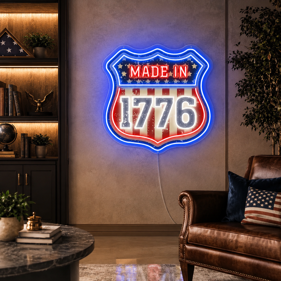 Made In 1776 USA Neon Sign