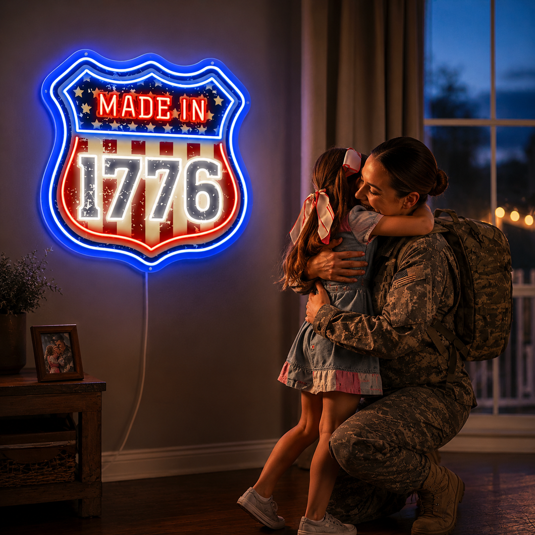 Made In 1776 USA Neon Sign
