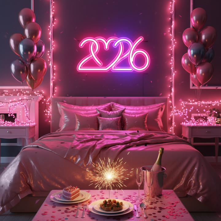 2026 UV Printed Neon Sign by LEDNeons – New Year Party Decorative LED Wall Light