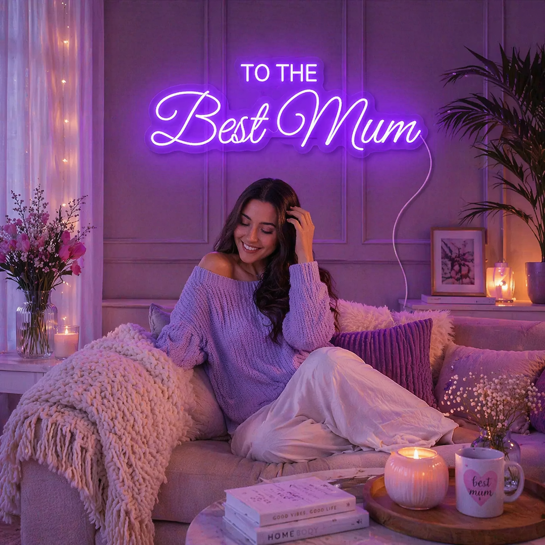 Best Mom LED Neon Sign