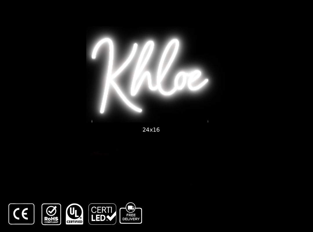 Custom neon sign for N. Silver