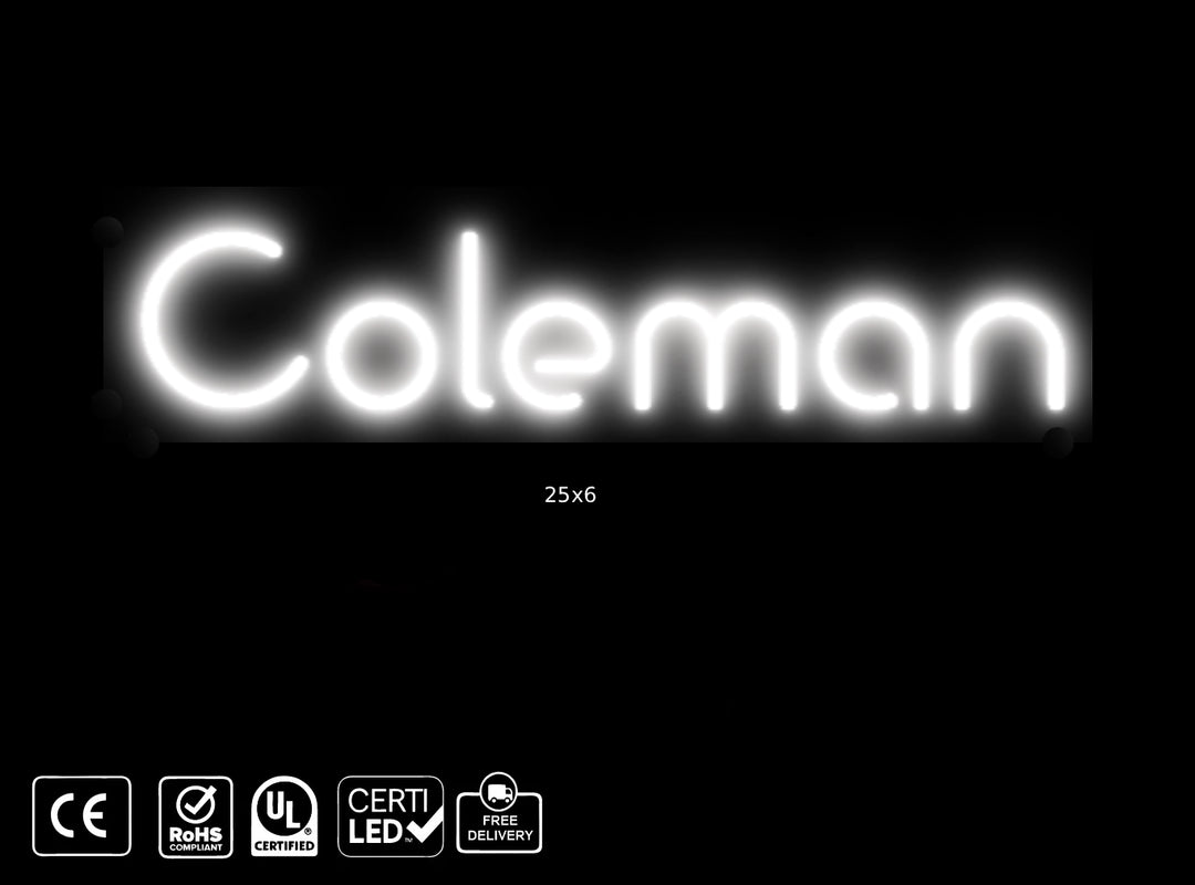 Custom Neon Sign for Y. C. Chen.