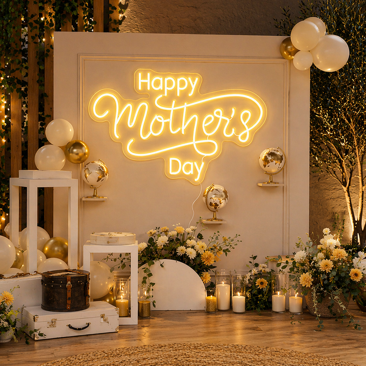 Happy Mother's Day Neon Sign for Mom