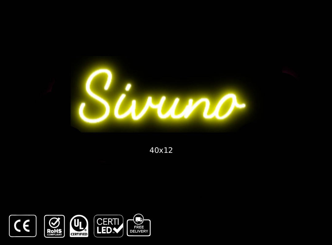 Custom neon sign for Pamela