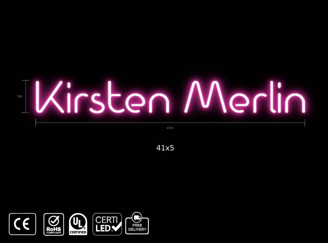 Custom Neon sign for Censman