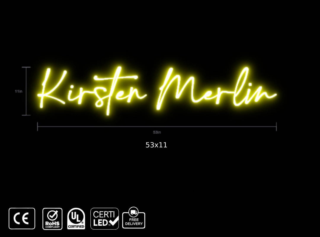 Custom Neon sign for Censman