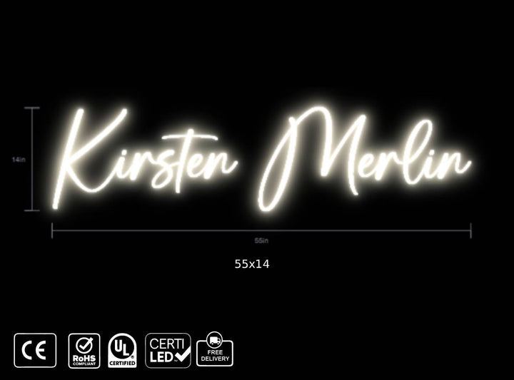 Custom Neon sign for Censman