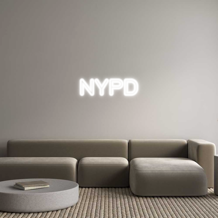 Customized Neon Sign: NYPD