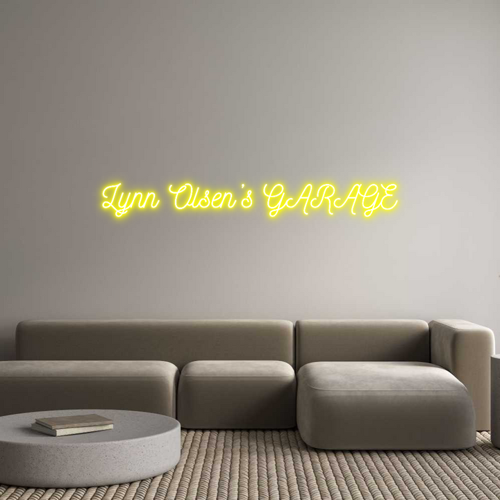 Customized Neon Sign: Lynn Olsen’s ...