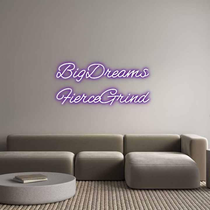 Customized Neon Sign: BigDreams 
F...