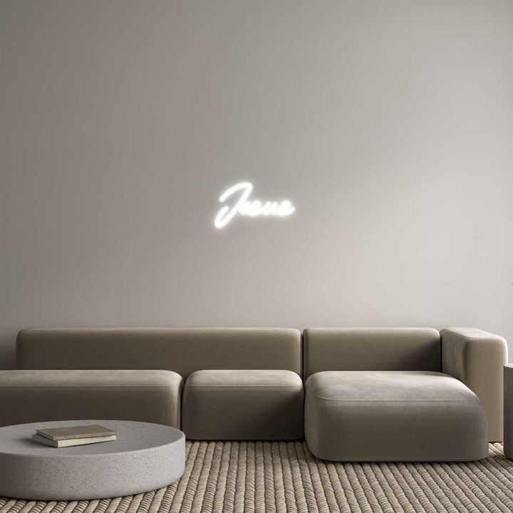 Customized Neon Sign: Jesus