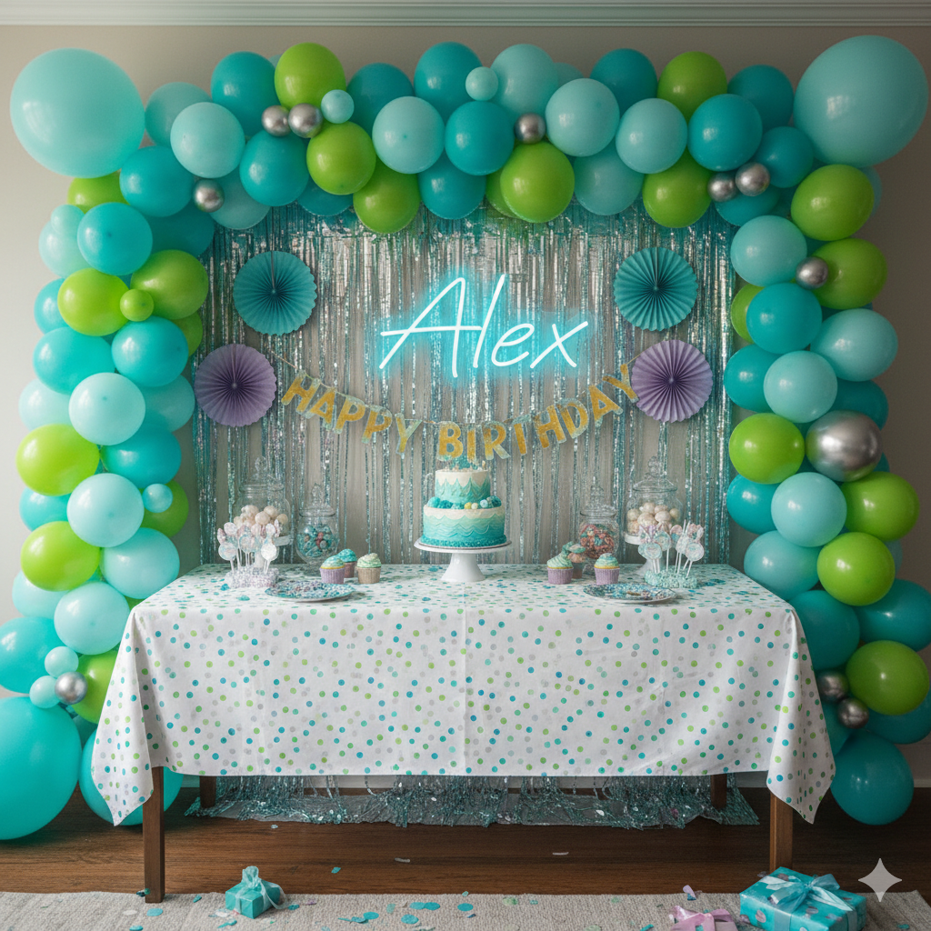 Alex Name LED Neon sign by LEDNeons  - glowing on a wall, offering a modern and personalized decorative accent.