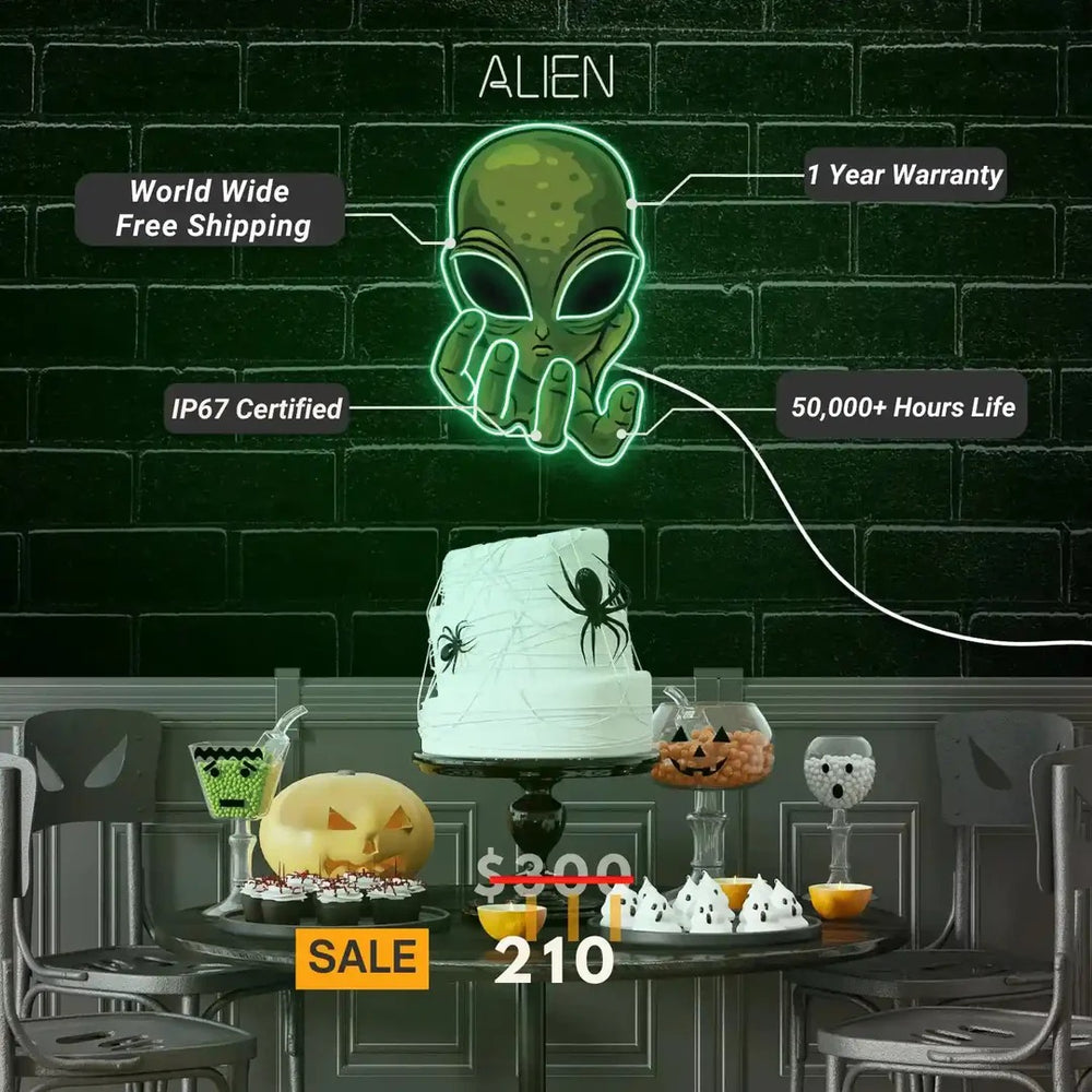 Alien UV Green Light Benefits by LedNeons.com