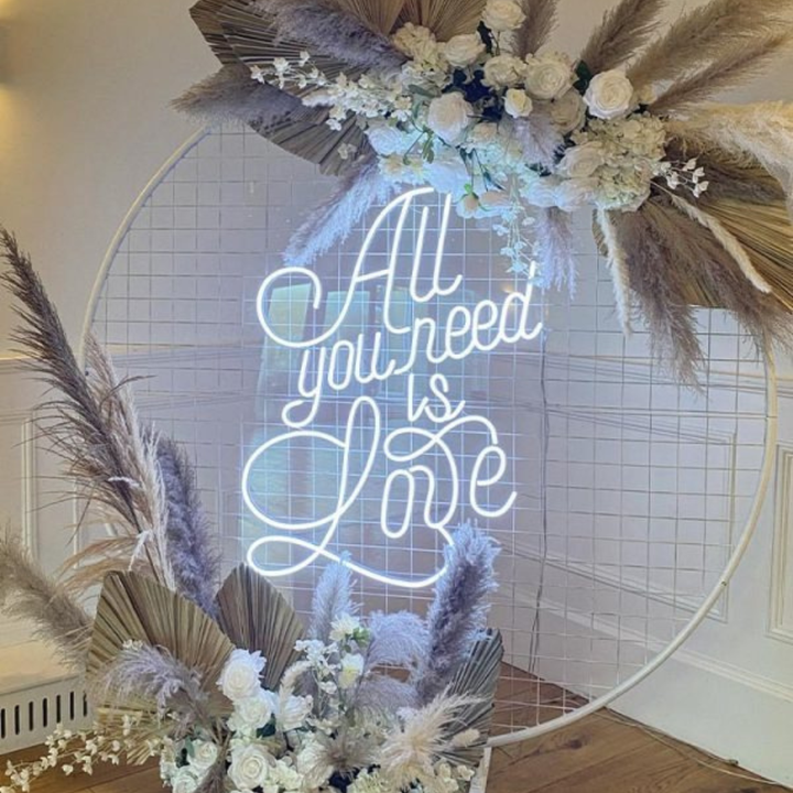 All you need is love neon sign by LEDNeons - Cool white 