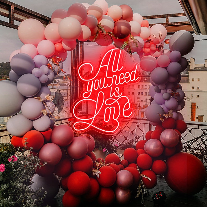 All you need is love neon sign by LEDNeons -  Red 