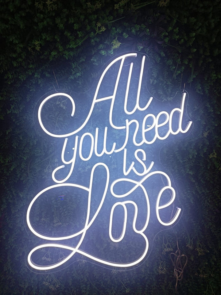 All you need is love neon sign by LEDNeons 