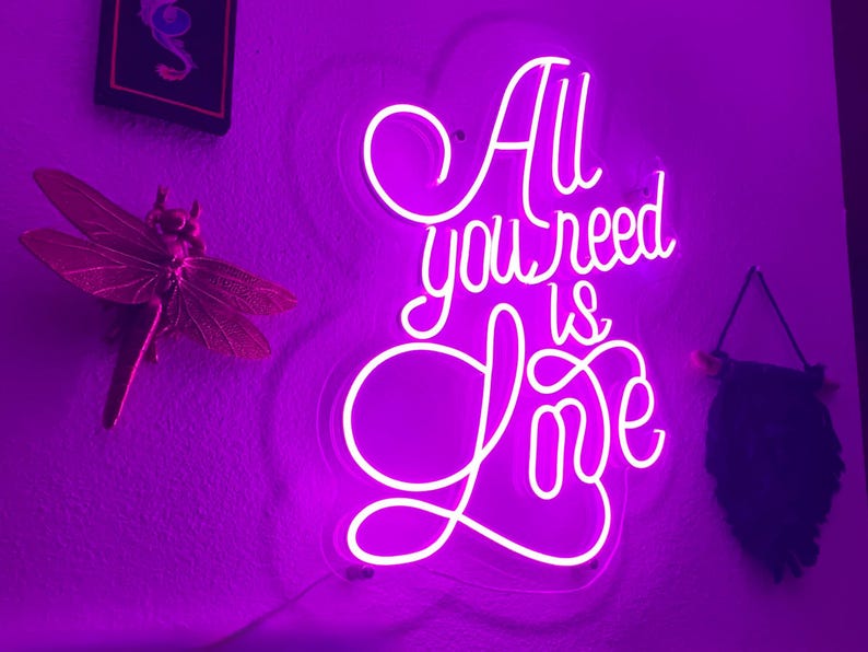 All you need is love neon sign by LEDNeons 