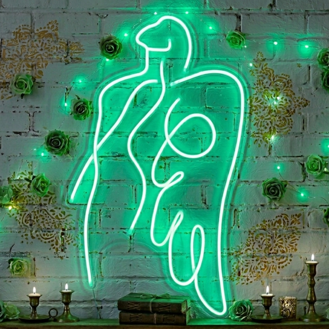 Angel Girl Valentine's Day LED Neon Sign by LEDNeons 