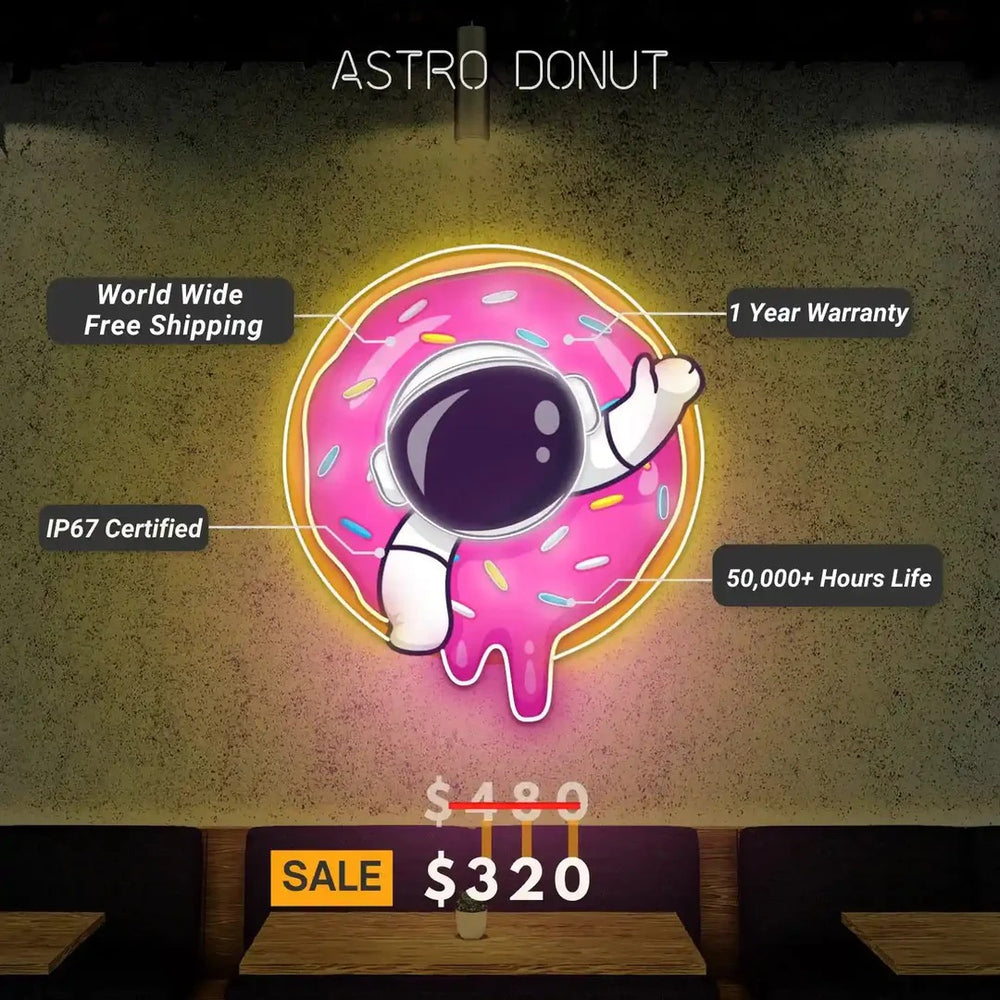 Astro Donut UV Light Benefits by LedNeons.com
