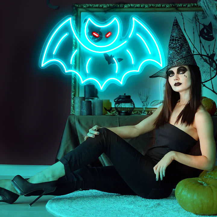Batman lights Halloween LED Neon Sign by LEDNeon's - Transform your space with Halloween LED Neon Sign