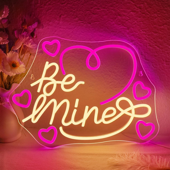 Be Mine Valentine's Day Neon Sign by LEDNeons - great for couples and celebrations