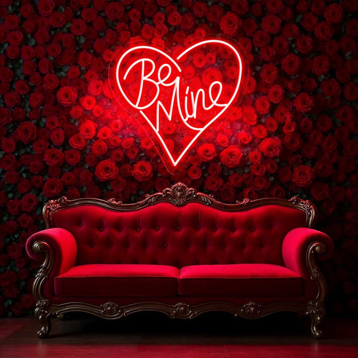Be Mine Wedding LED Neon Sign by LEDNeons - Red 