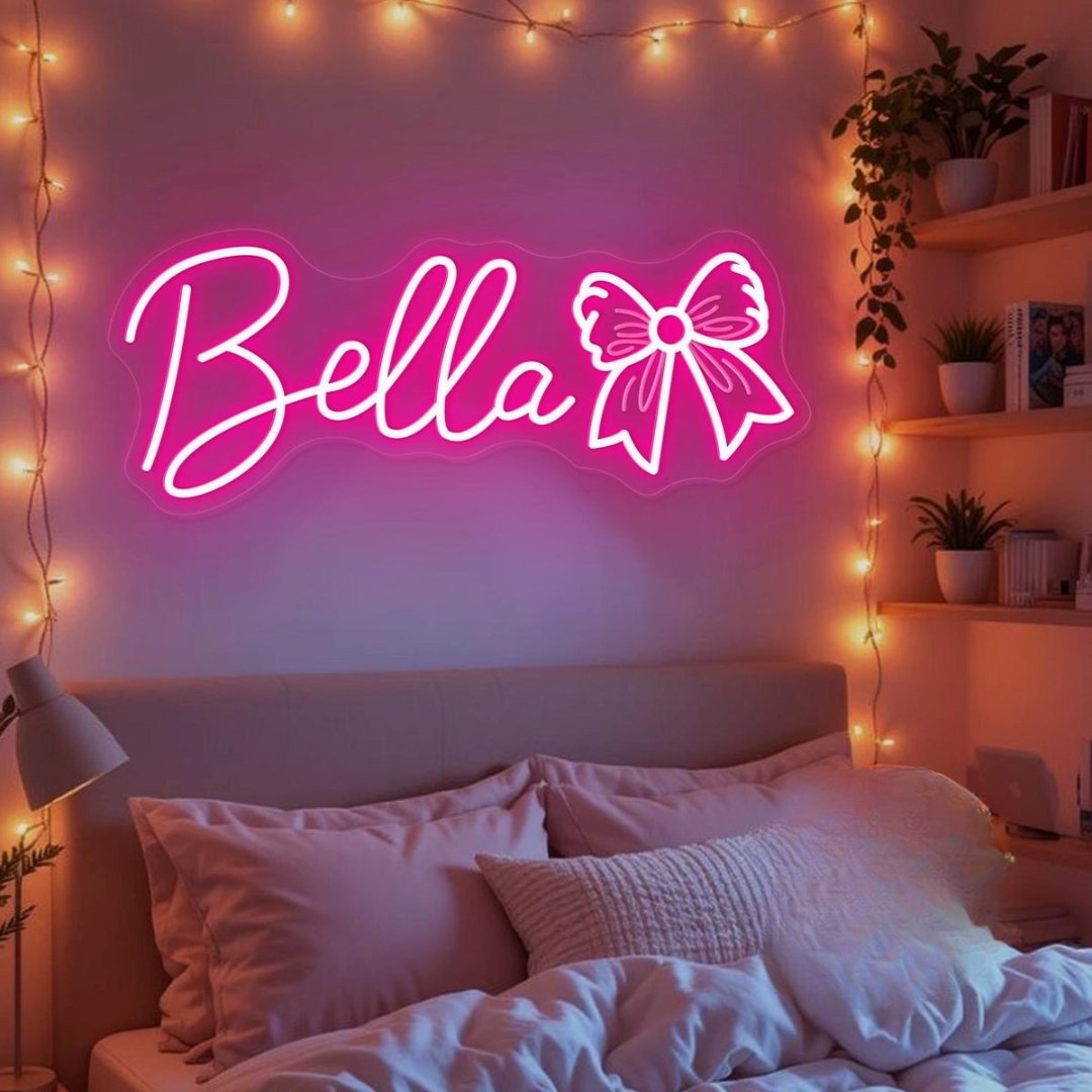 The Bella Name LED Neon Sign by LEDNeons 