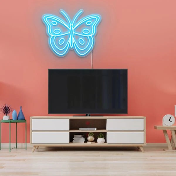 Butterfly Trendy Neon Sign by LEDNeons 