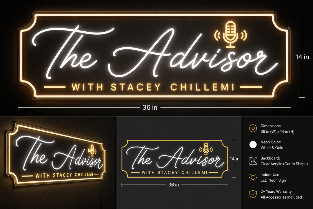 Custom neons sign for michael