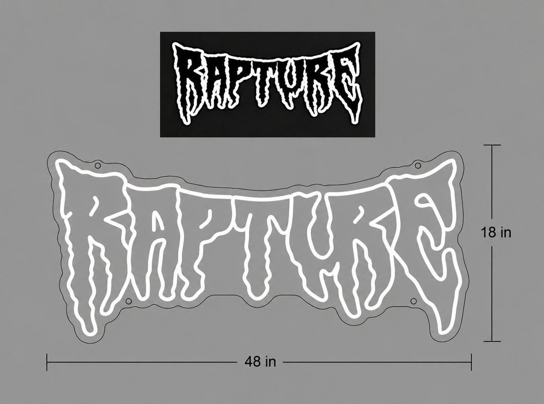 Neon sign for Chris ( 48in wide x 18in tall )