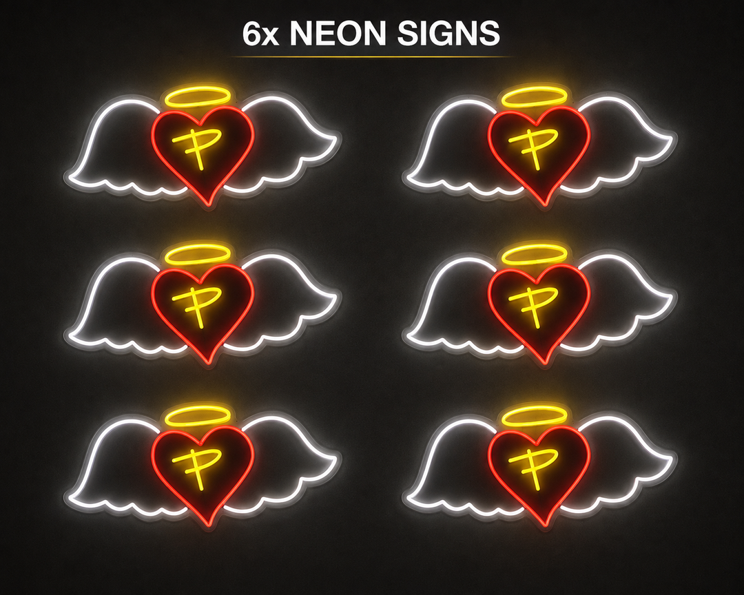 6x Custom neon sign for Daniel Sharber