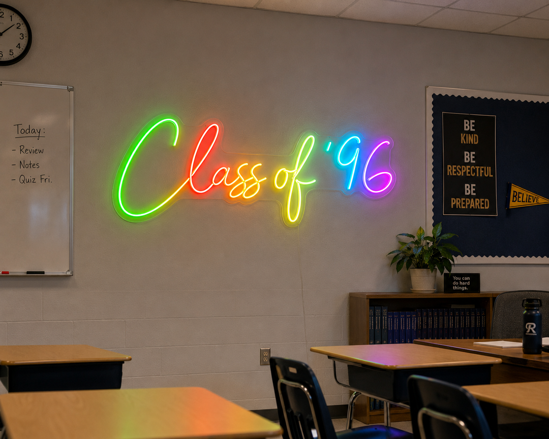 Custom RGB neon sign for Yanni