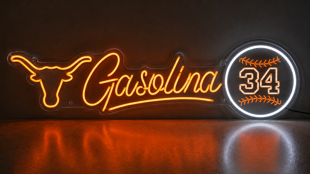 updated neon sign for Johnny Quintanilla