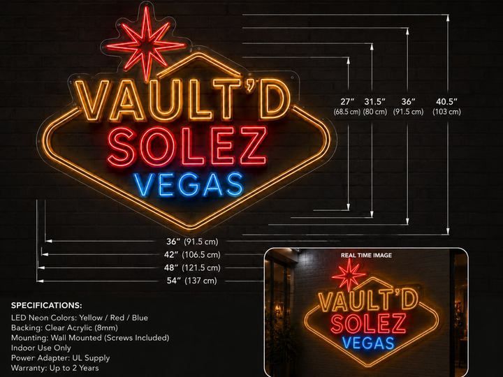 Custom neon sign for Candace Stein