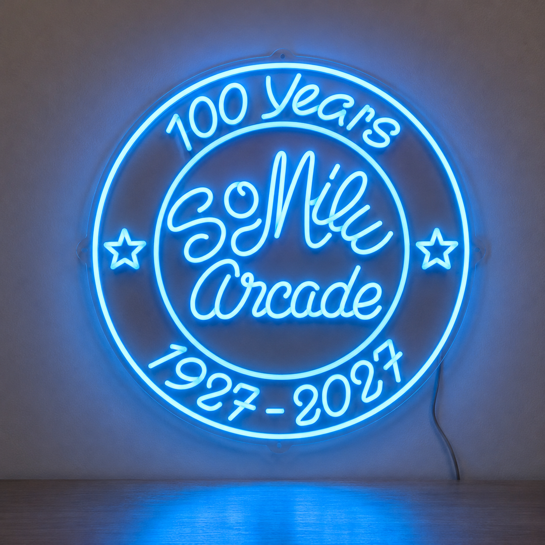Updated Neon sign for Brandon Erts