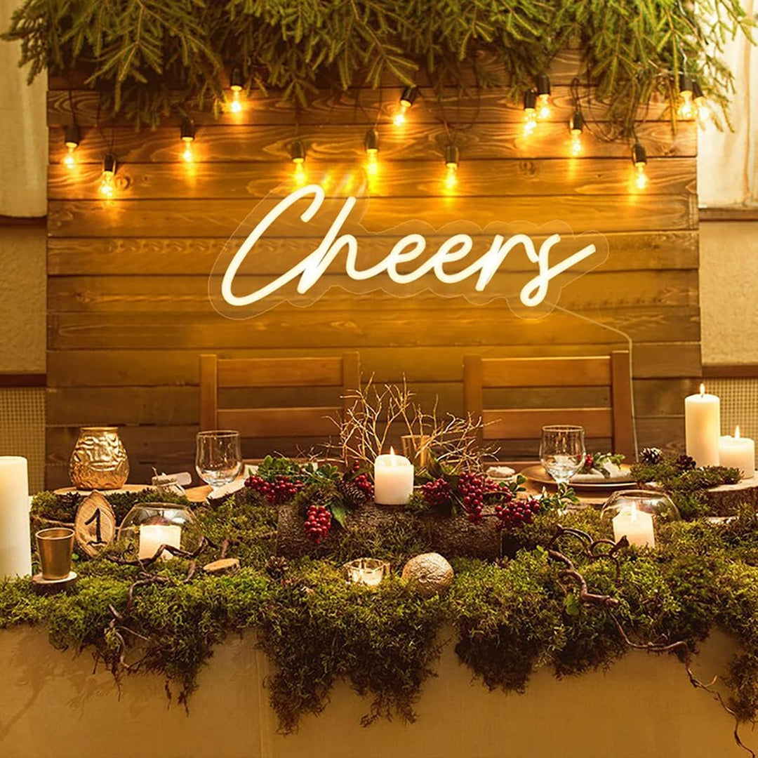 Cheers wedding LED Neon Sign By LEDNeons - Indoor