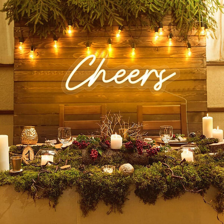 Cheers wedding LED Neon Sign By LEDNeons - Indoor
