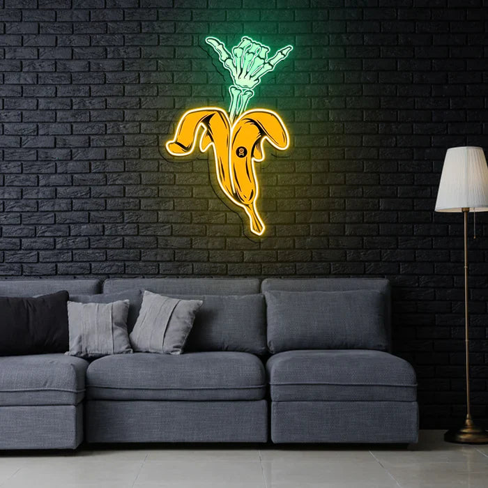 Cool Banana Halloween LED Neon Sign by LEDNeons - fun and quirky décor for Halloween.