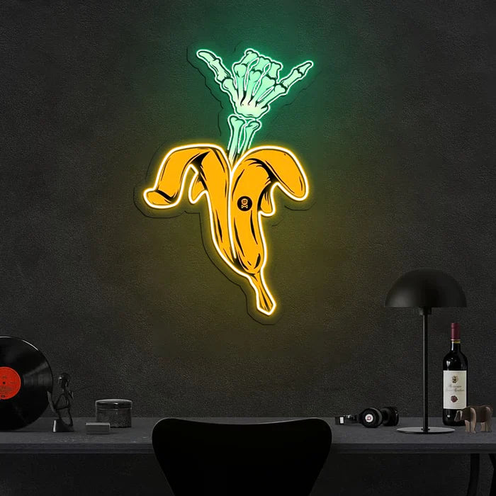Cool Banana Halloween LED Neon Sign by LEDNeons - fun and quirky décor for Halloween.