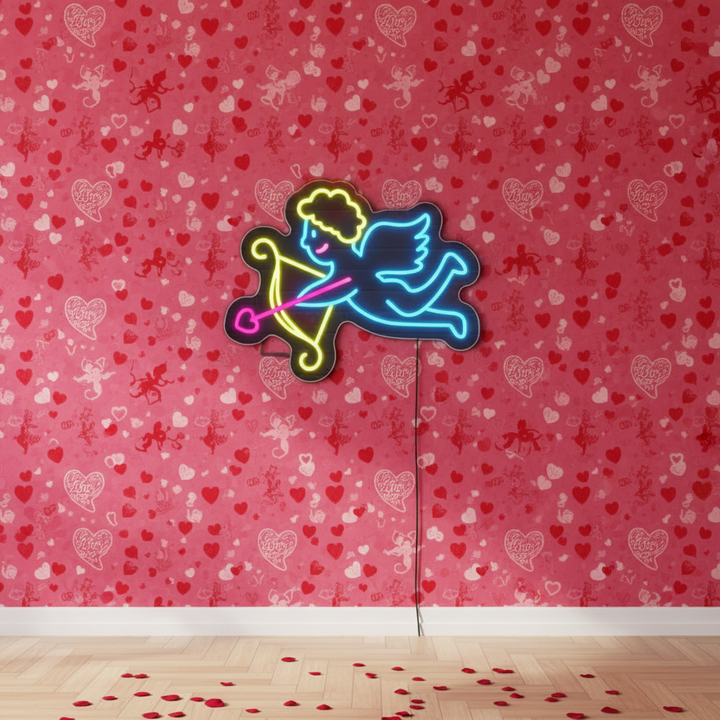 Cupid Valentine's Day Neon Sign by LEDNeons – A symbol of love and affection illuminated in neon.