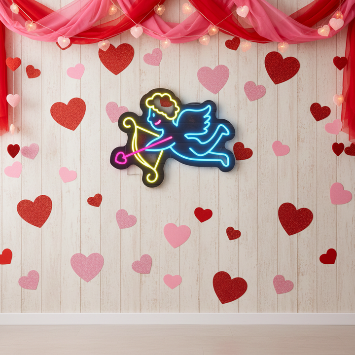 Cupid Valentine's Day Neon Sign by LEDNeons – A symbol of love and affection illuminated in neon.