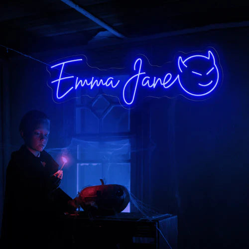 Custom Name Halloween LED Neon Sign by LEDNeon's  - Transform your space with Halloween LED Neon Sign